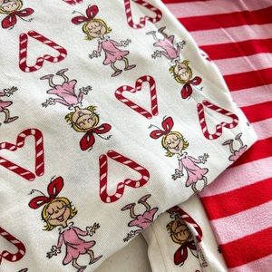 Hanna Anderson Women’s Medium, Grinch Pajamas, Family Matching, top & bottom